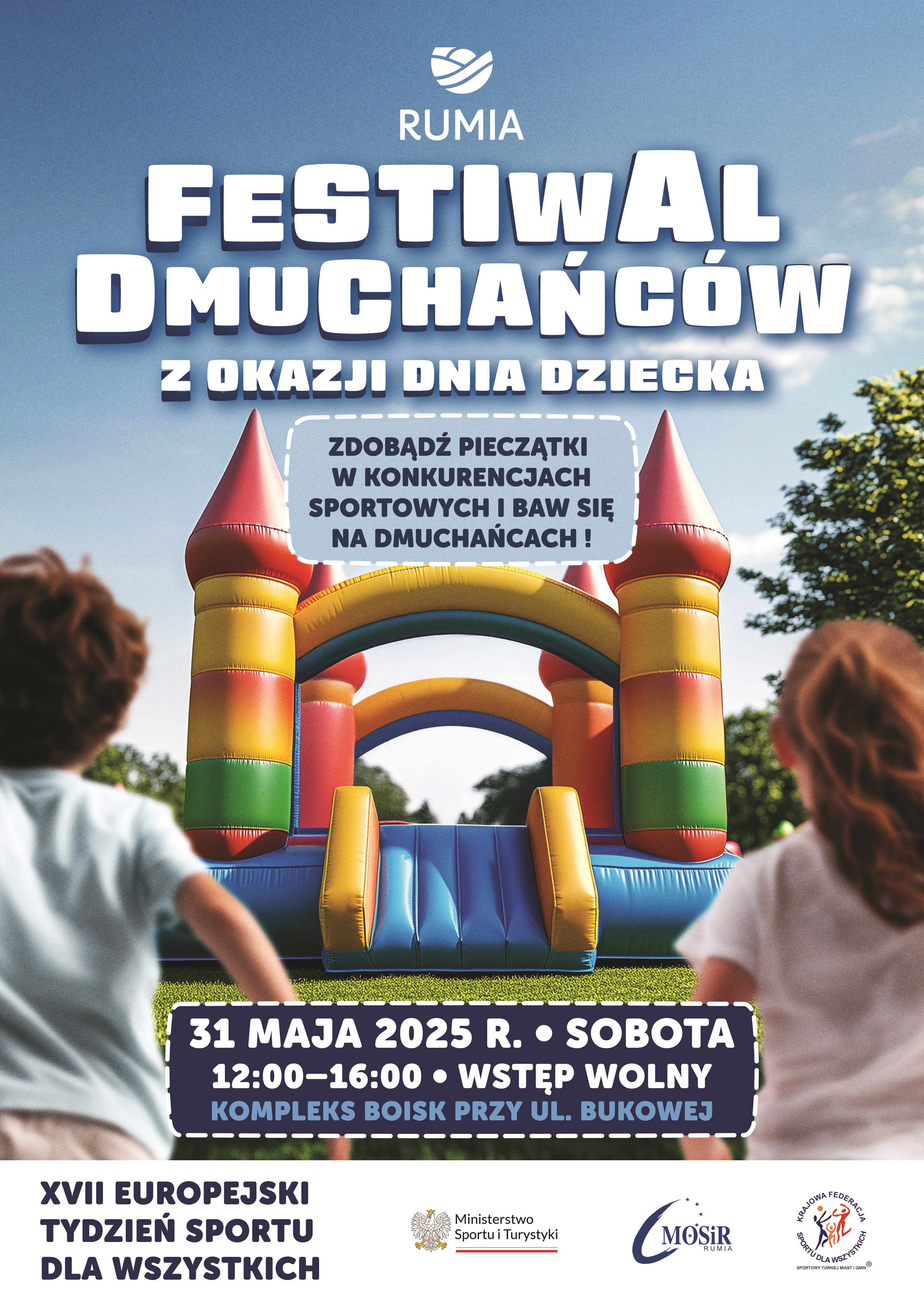 Festiwal Dmuchańców z okazji Dnia Dziecka