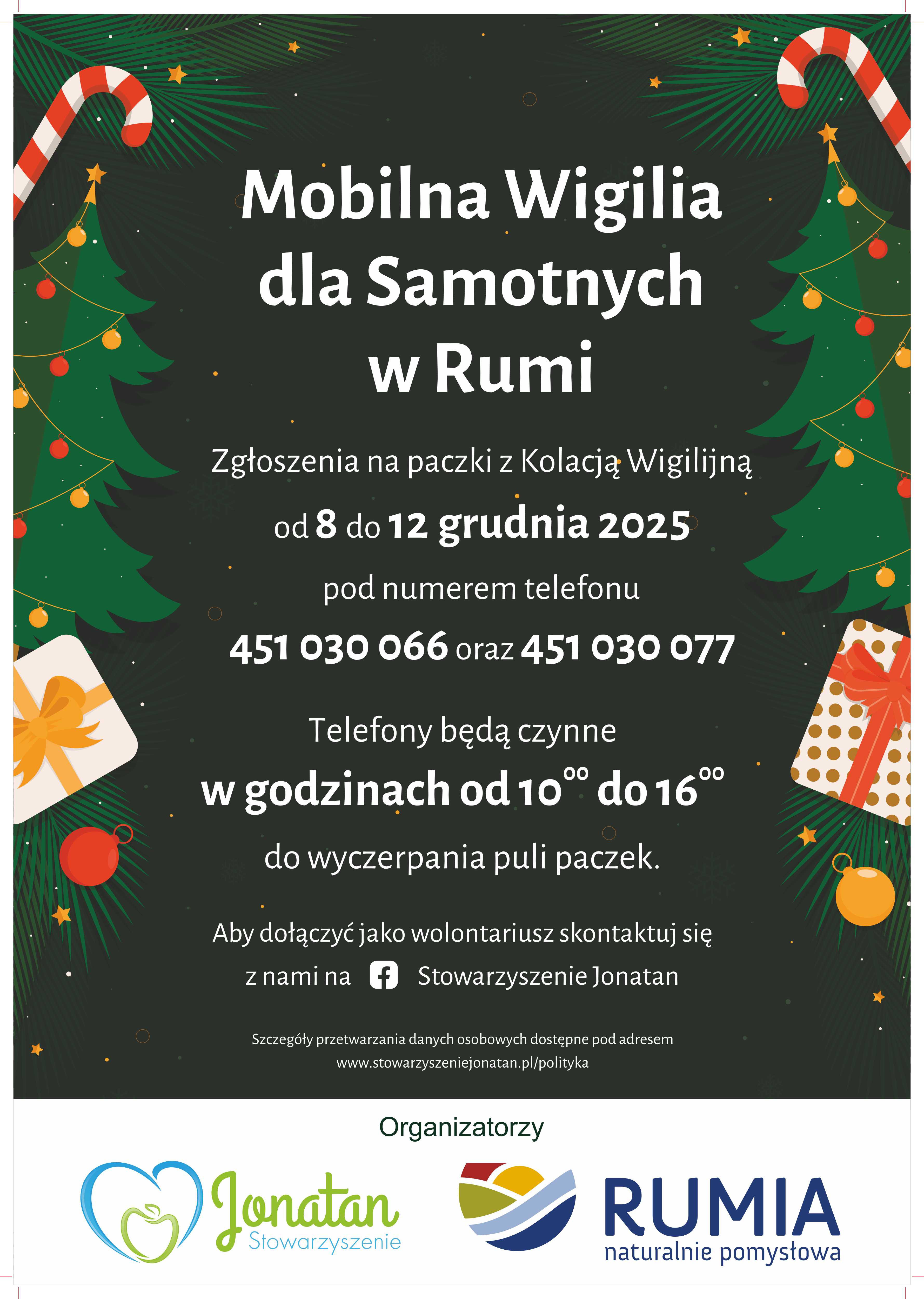 Mobilna Wigilia dla Samotnych w Rumi