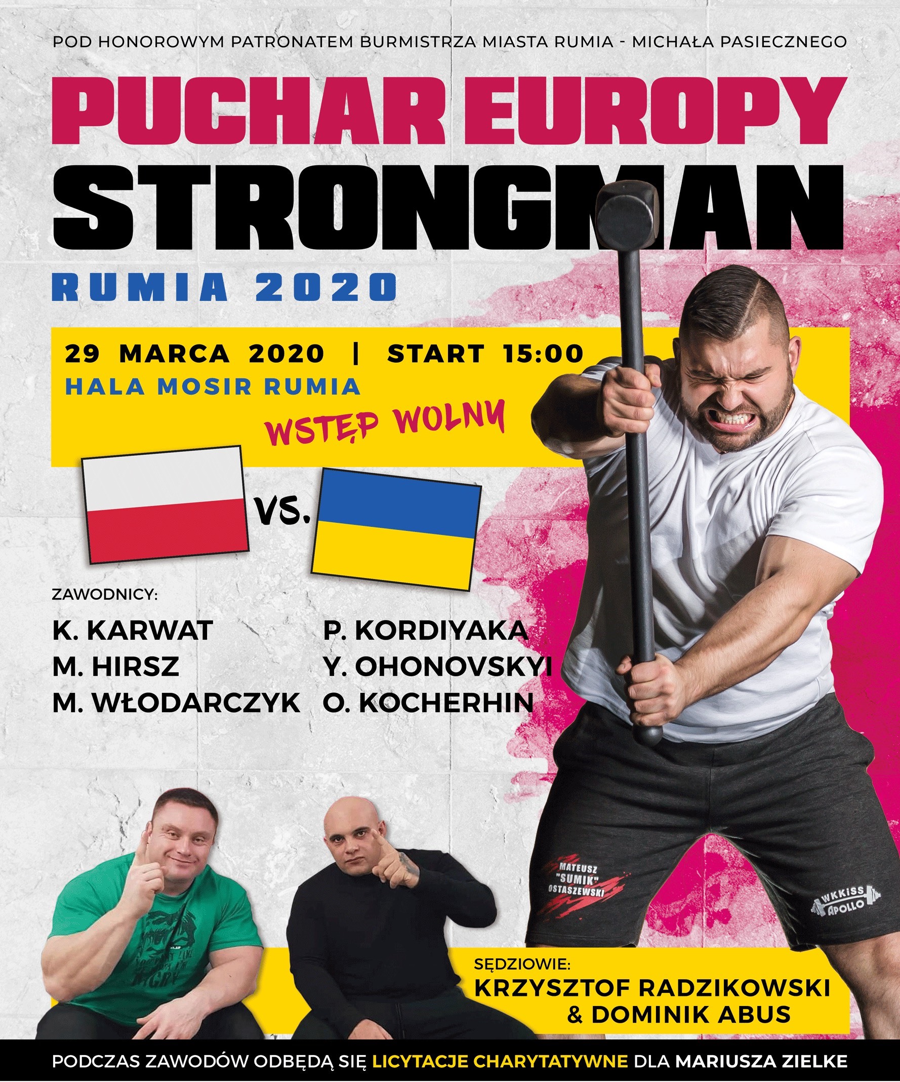 Puchar Europy Strongman Rumia 2020 <br/>Polska vs Ukraina